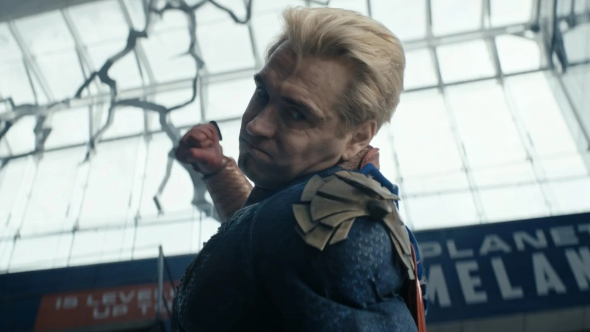 Antony Starr as Homelander in The Boys season 5 episode 3