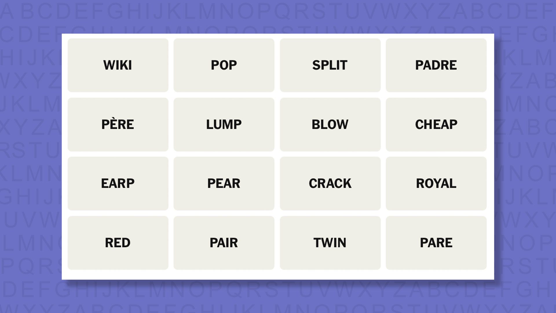 NYT Connections hints for game 1072 on a purple background