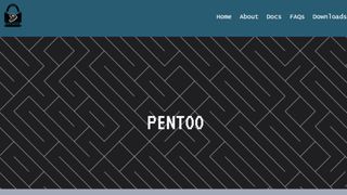 Website screenshot for Pentoo.