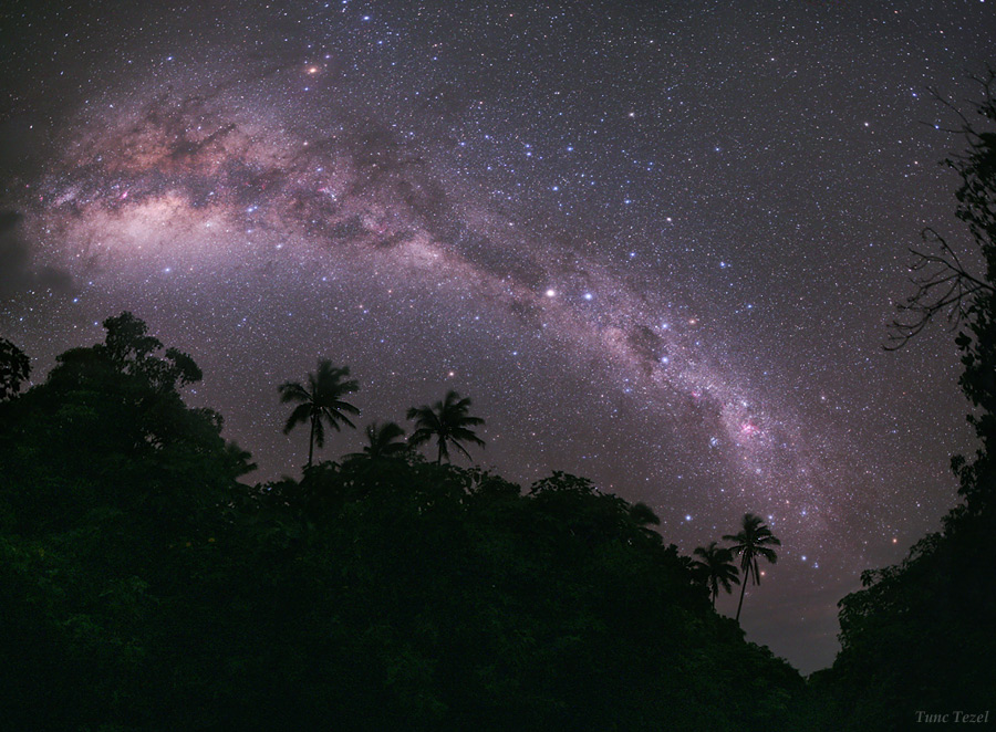 Milky Way skyscape over Mangaia