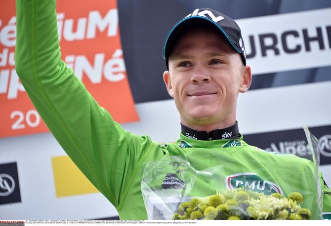 Chris Froome (Tea Sky) wins the points classification