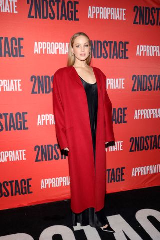 Jennifer Lawrence row coat
