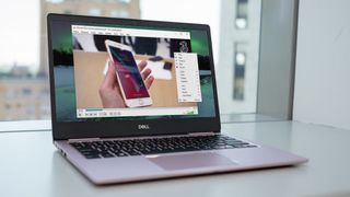 VLC Media Player on a laptop