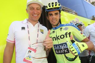 Oleg Tinkov and Alberto Contador (Tinkoff - Saxo)