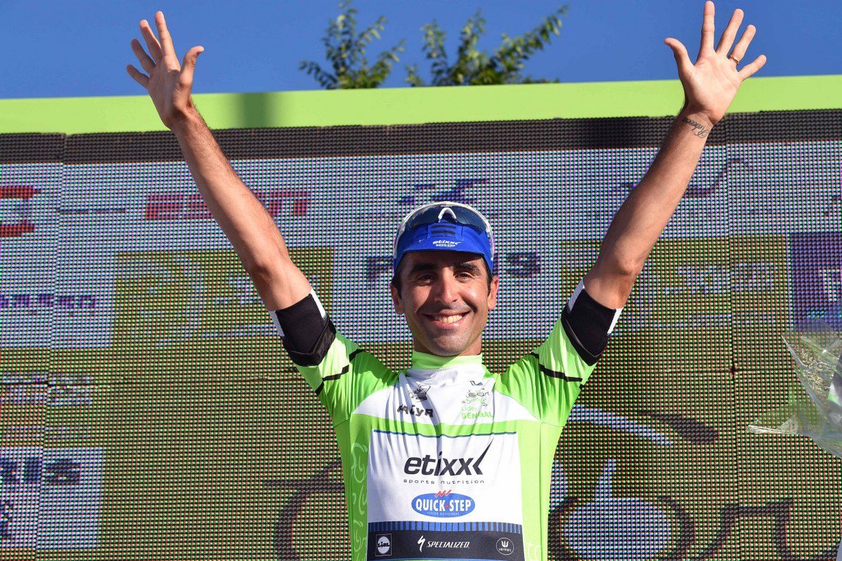 Maximiliano Ariel Richeze (Etixx-QuickStep) leads the race