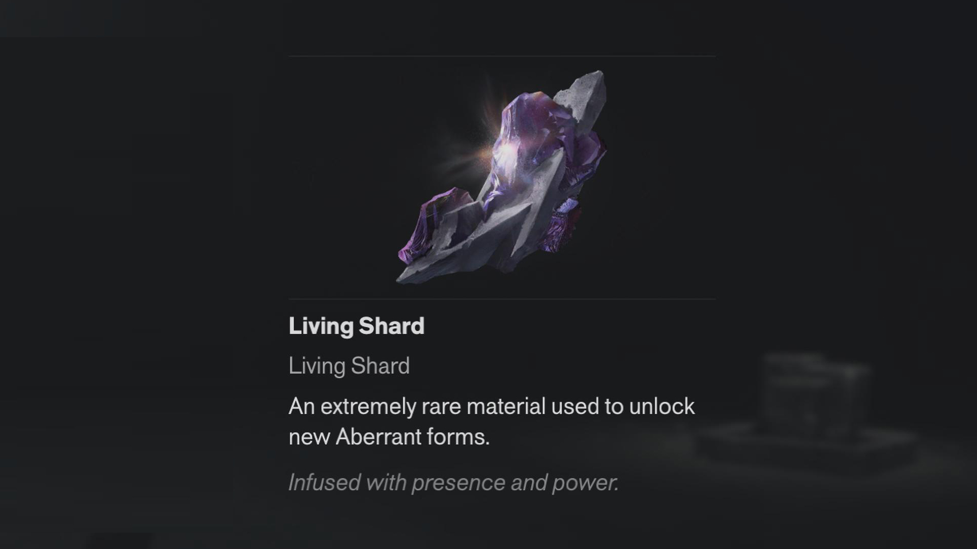 A Living Shard in Control Resonant