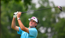 Bubba Watson hits a driver
