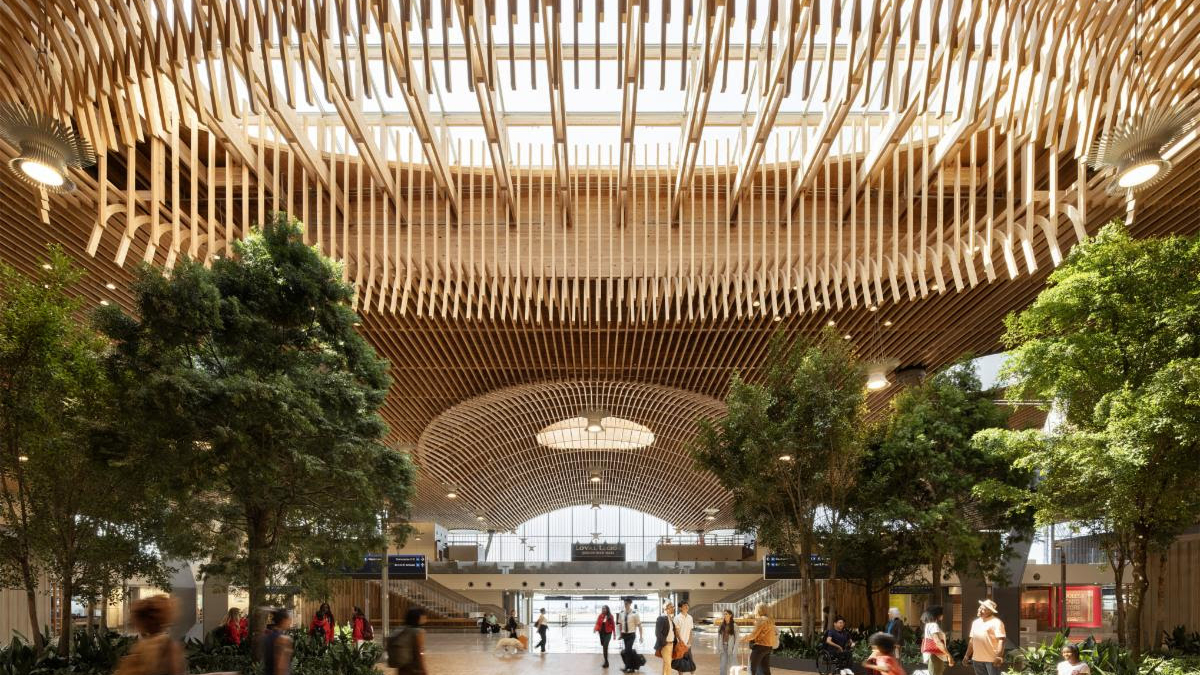The Portland International Airport. 