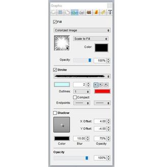 how to change arrow color in comic life 3