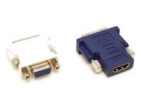 The VGA and HDMI adapters are supplied by MSI.