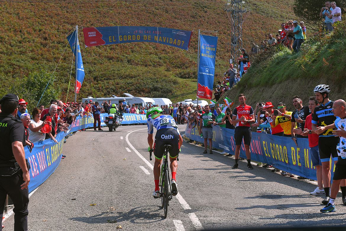 Davide Villella (Cannondale-Drapac) goes for more mountain points