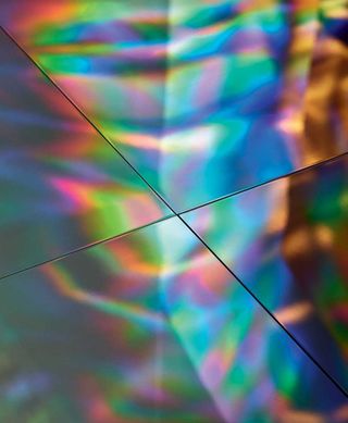 diffraction grating film and mirrors