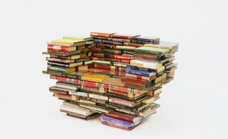 Chair shaped with books
