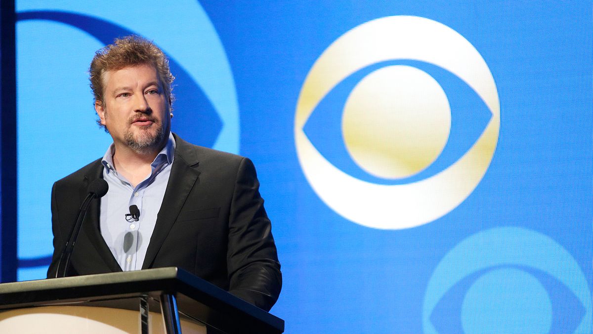 Kelly Kahl during the CBS Entertainment executive panel at the TCA Summer Press Tour 2018 at the Beverly Hilton Hotel in Los Angeles, Aug. 5, 2018.