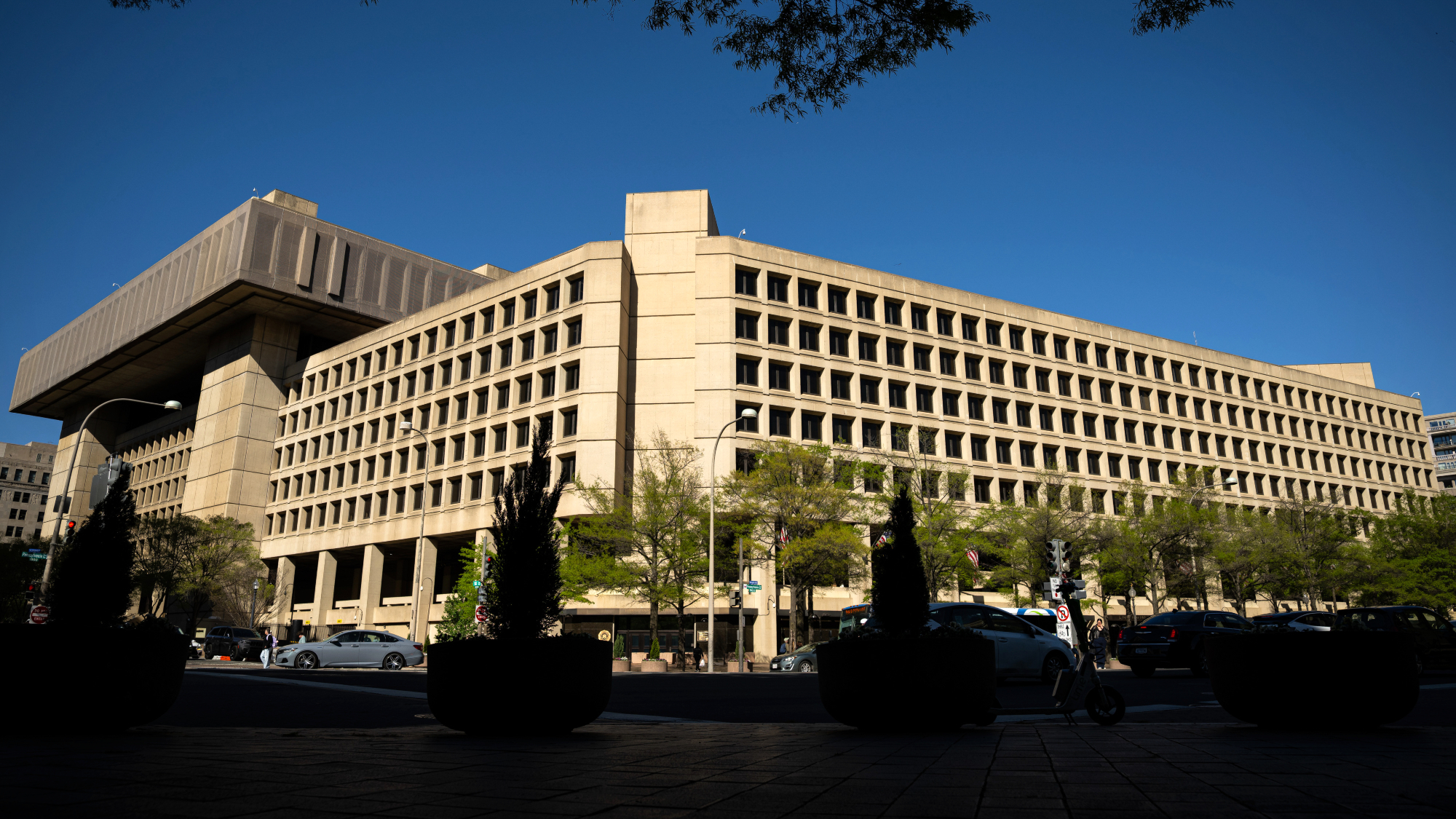The J. Edgar Hoover Federal Bureau of Investigation (FBI) building in Washington, D.C.