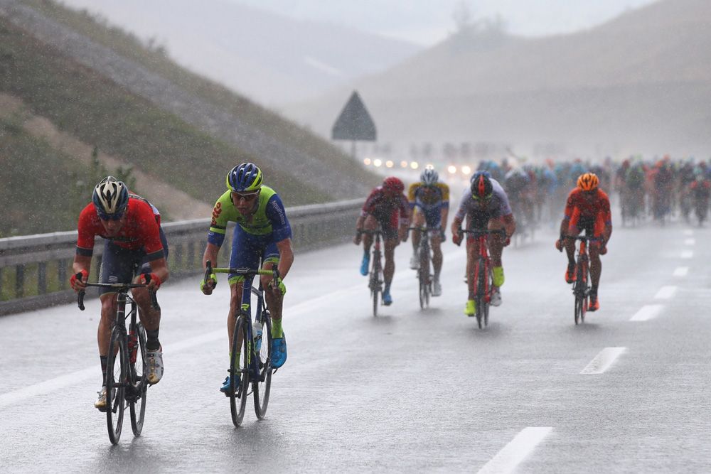 The rain was also a factor during the ride to Istanbul