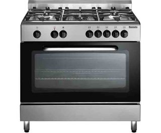 dual range cooker with gas hobs