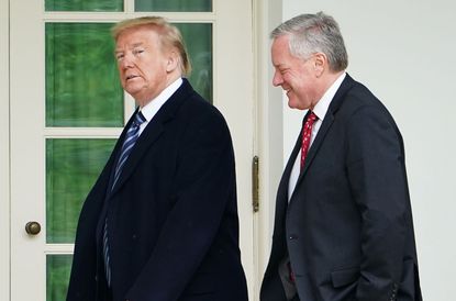 President Trump and Chief of Staff Mark Meadows.