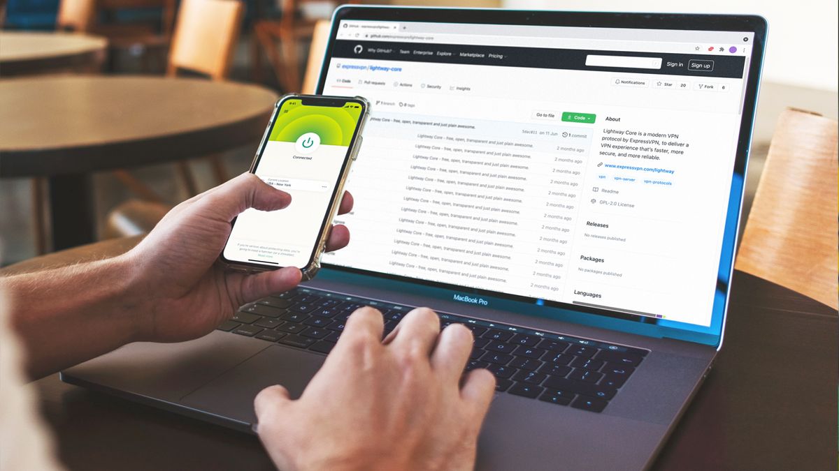 ExpressVPN open-source protocol Lightway code on a PC
