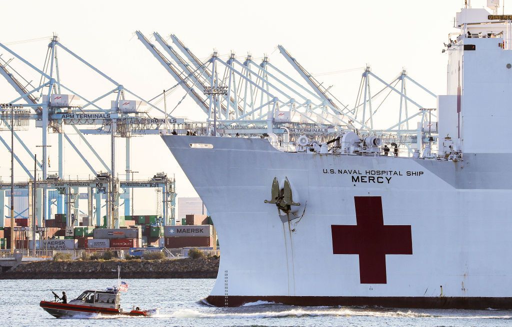 The USNS Mercy.