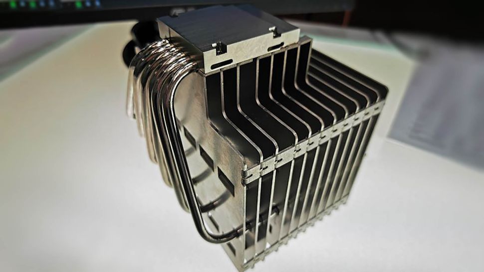 This fanless CPU cooler is an absolute unit, and also delayed until