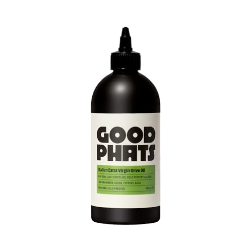 Good Phats Extra Virgin Olive Oil in a Squeezy Bottle, 500ml, Everyday Drizzling &amp;amp; Finishing Oil From Italy