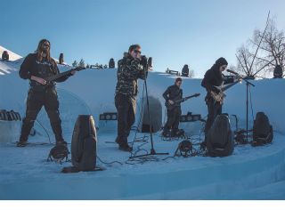 Tesseract play in Lapland for Jägermeister’s Ice Cold gig series earlier this year