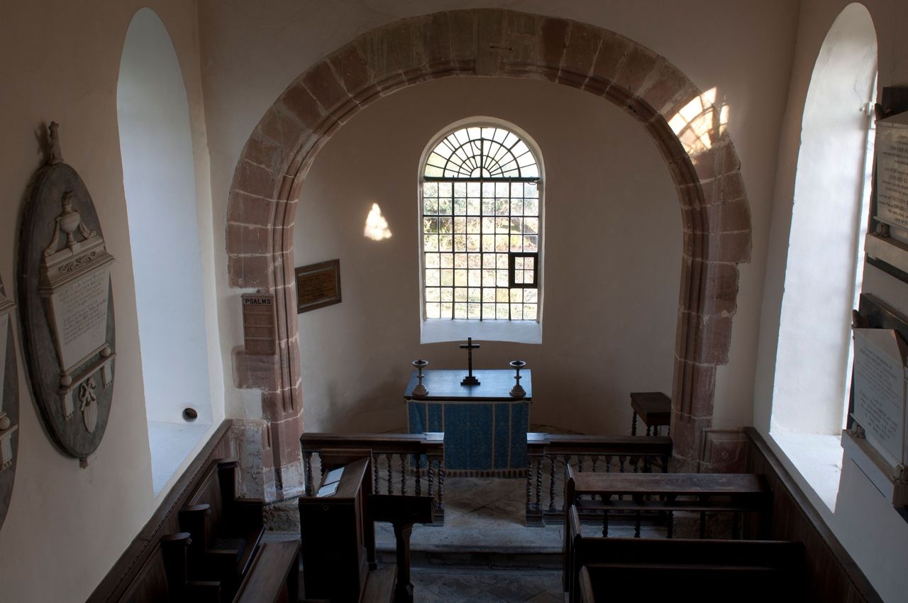 The Grade I-listed Norman All Saints Church in Billesley, Warwickshire
