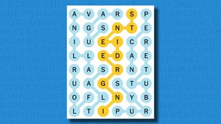 NYT Strands answers to game #51 on a blue background