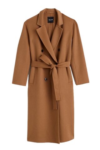 Madewell Double-Faced Brushed Long Coat