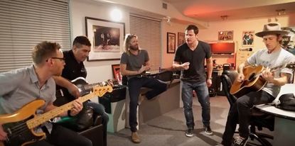 The Foo Fighters with Nick Lachey.