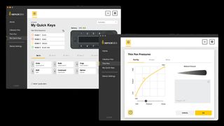 Xencelabs Pen Display 16 review; menus