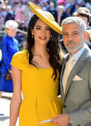 Amal Clooney in yellow