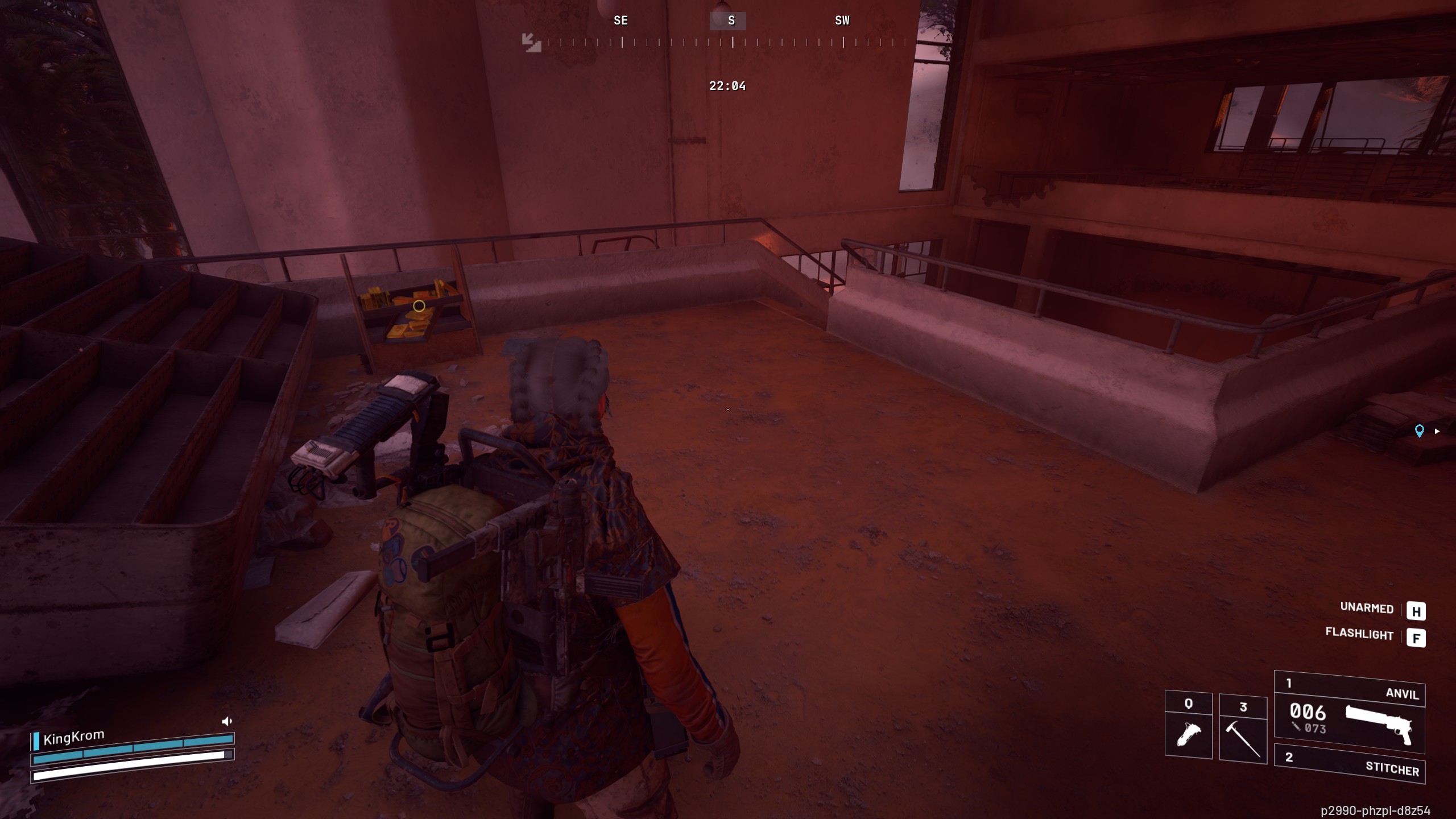 Arc Raiders Building a Library - Stand by the stairs