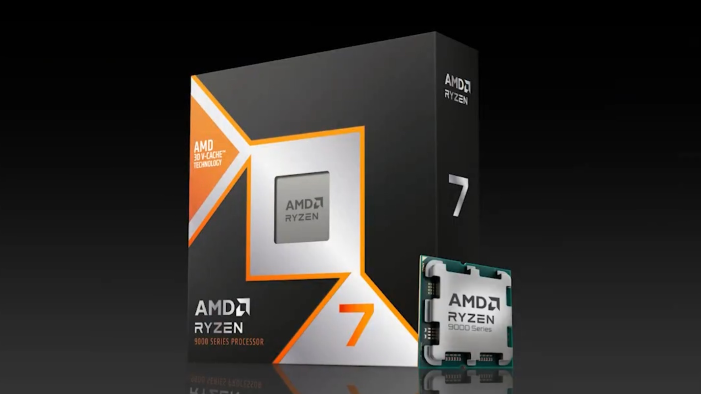 AMD Ryzen 9000X3D box and processor