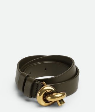 Women's Knot Belt in Kaki