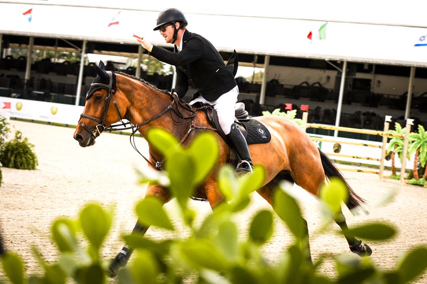 Dylan Daly wins the Wellington International grand prix