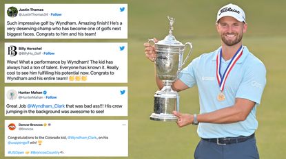 Social media reacts to Clark US Open win