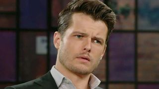 Michael Mealor as Kyle upset in The Young and the Restless