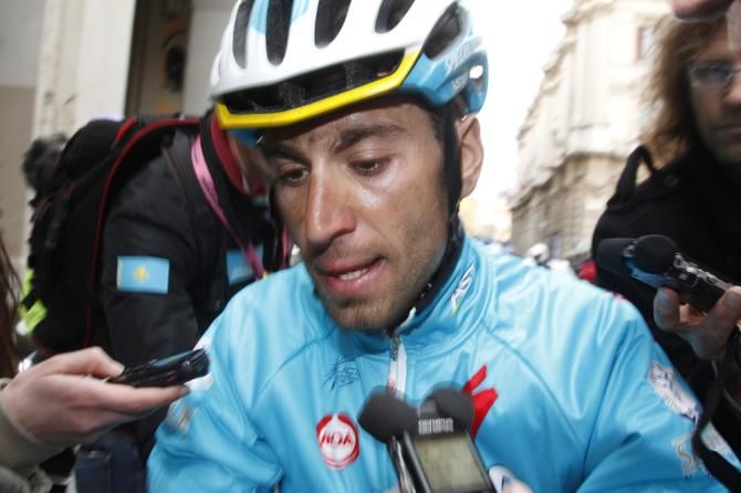Vincenzo Nibali (Astana Pro Team) lost time to his biggest rivals