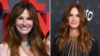 julia roberts hair transformation - before and after photos