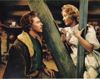 A still from the movie Seven Brides for Seven Brothers