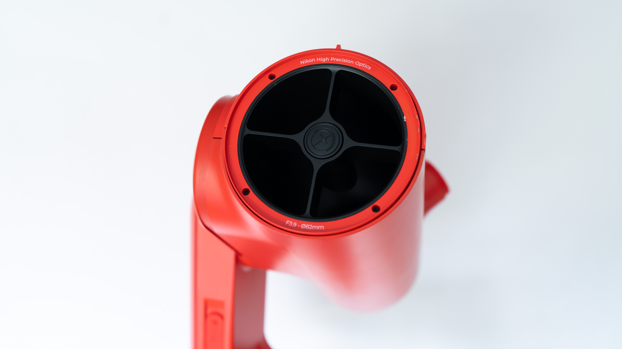 Unistellar Odyssey Pro smart telescope on a white background