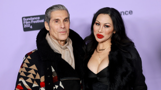 Perry Farrell and Etty Lau Farrell attend &quot;LOLLA: THE STORY OF LOLLAPALOOZA&quot; Premiere during the 2024 Sundance Film Festival at Eccles Center Theatre on January 18, 2024 in Park City, Utah.