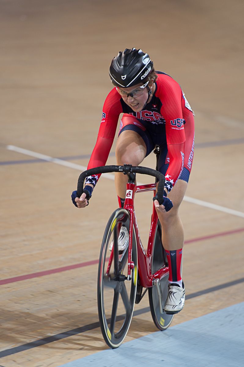 Kimberly Geist (USA) was third in the points race