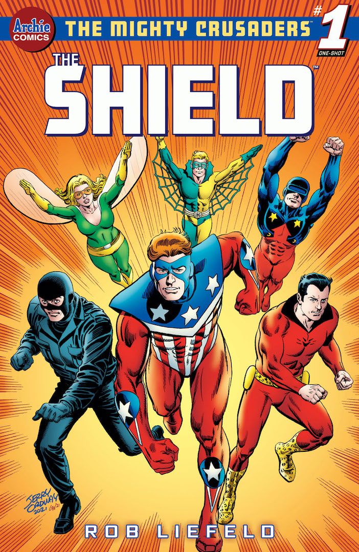 cover of The Mighty Crusaders: The Shield #1