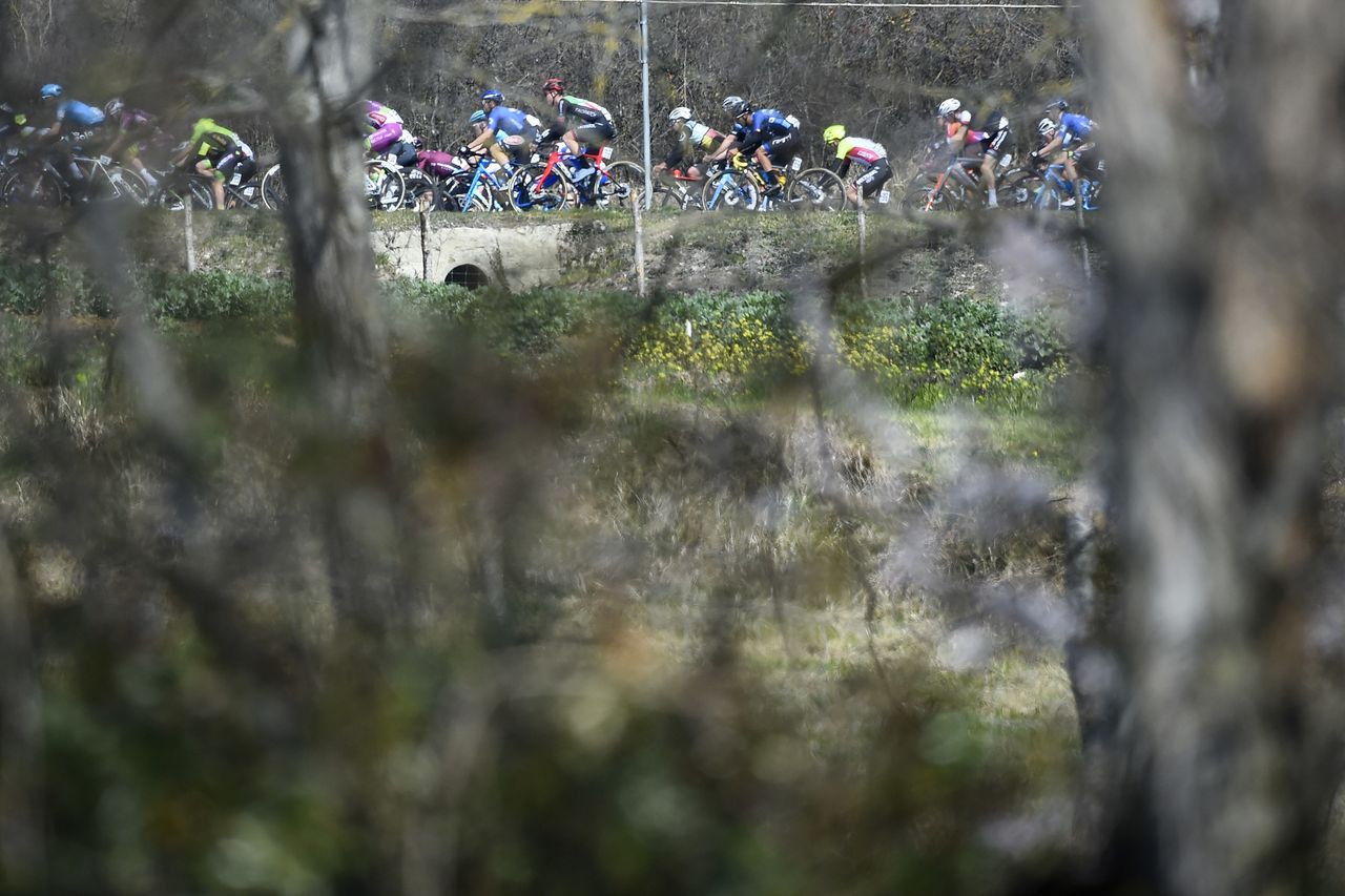 Per sempre Alfredo 2022 - 2nd Edition - Firenze - Sesto Fiorentino 172,7 km - 20/03/2022 - Peloton - Scenery - photo Tommaso Pelagalli/SprintCyclingAgency&Acirc;&copy;2022