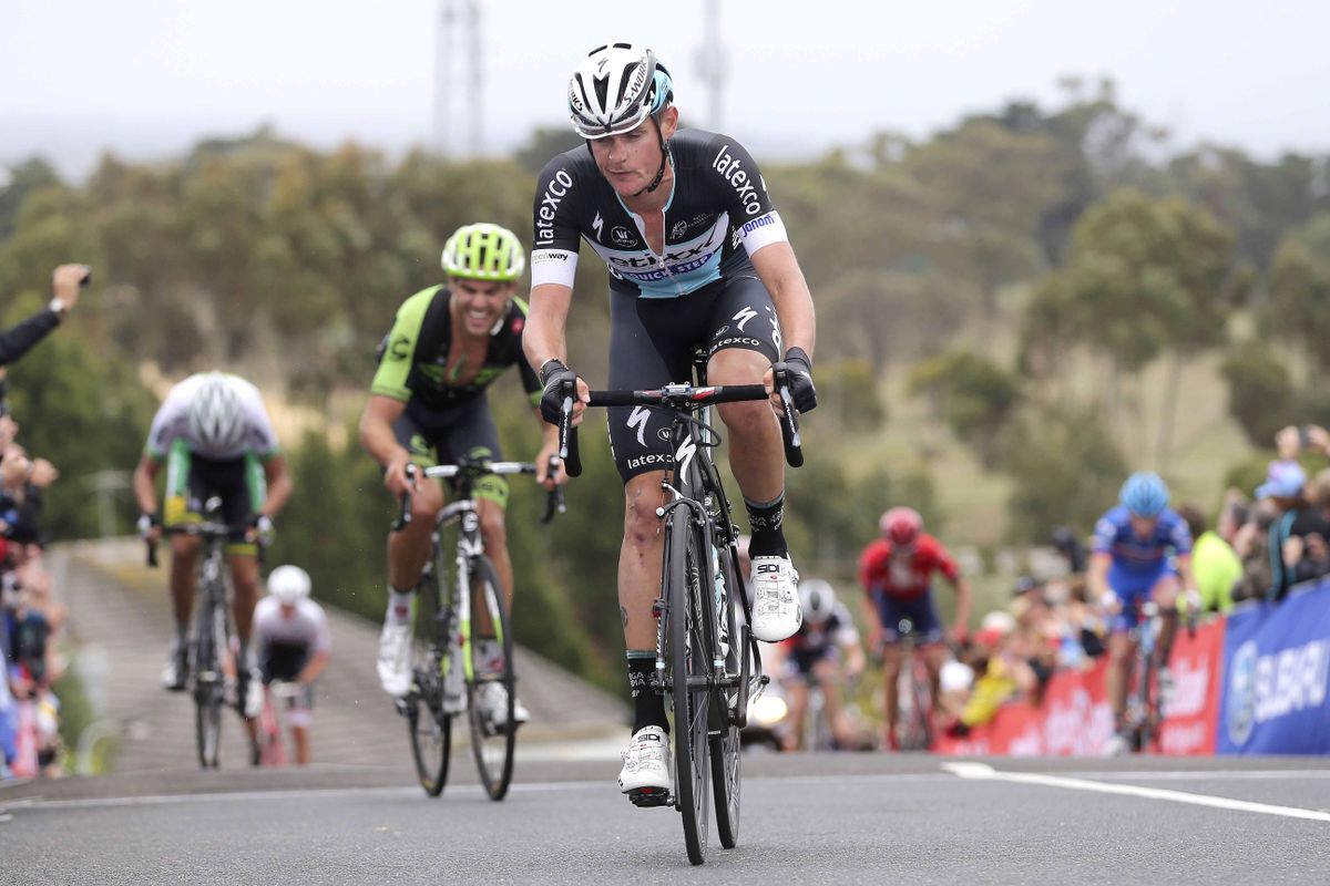 Maxime Bouet (Etixx-Quick Step) chasing KOM points