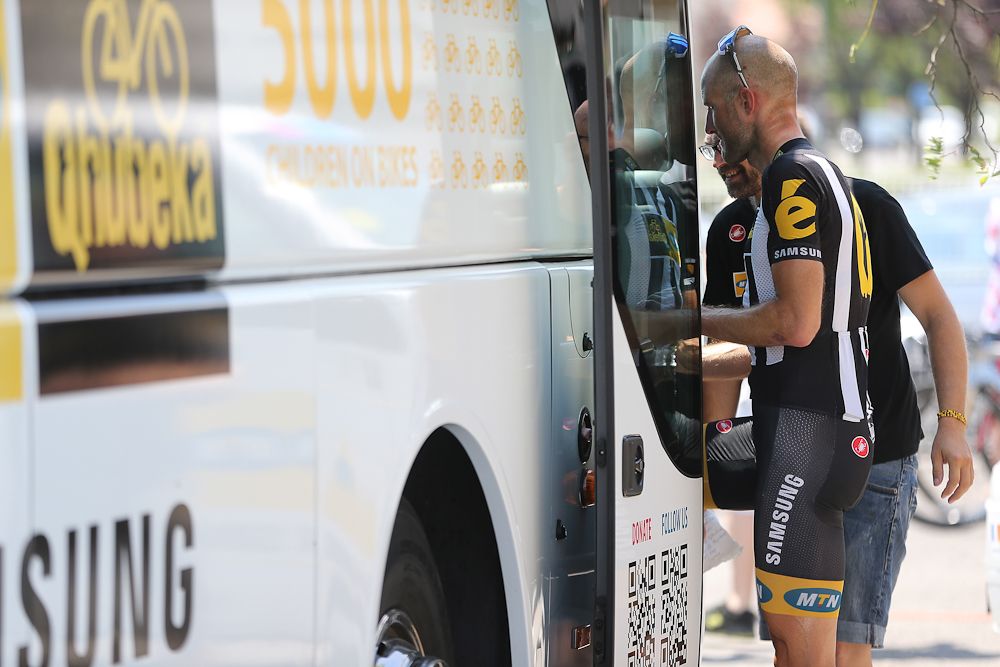 Stephen Cummings and MTN-Qhubeka got in a short ride.