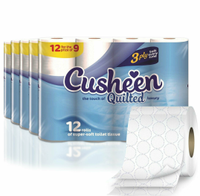 Cusheen Quilted toilet paper (60 rolls) | £24.99 at ebay